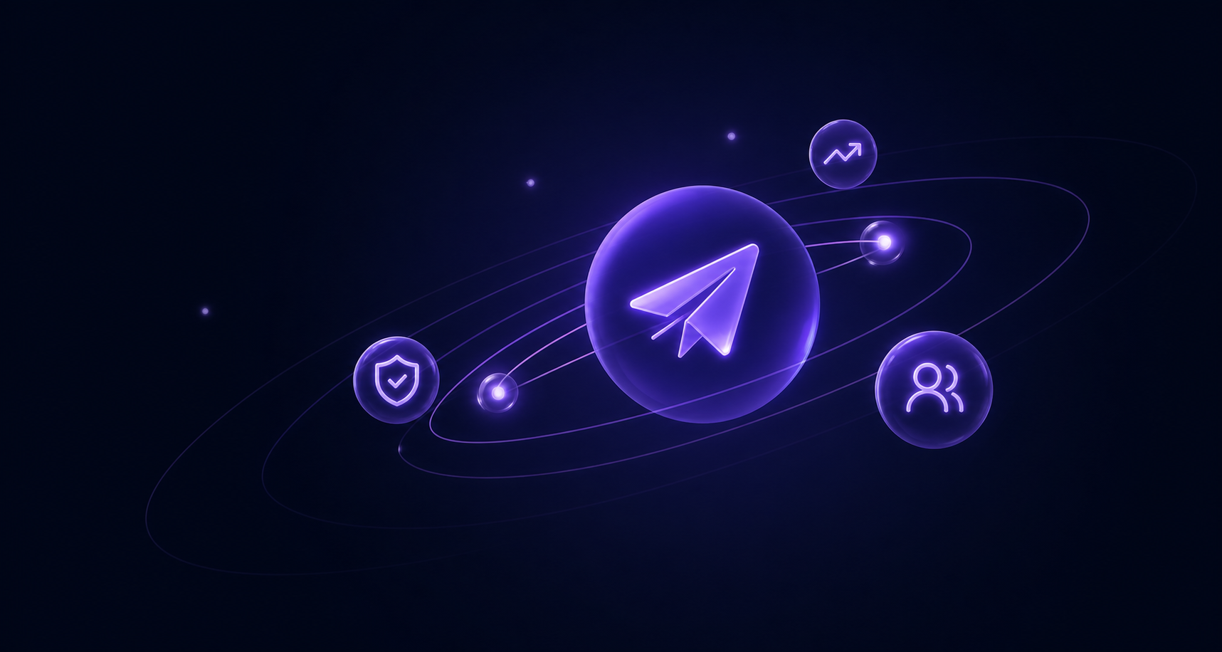 Telegram 机器人自动化运营能力示意图